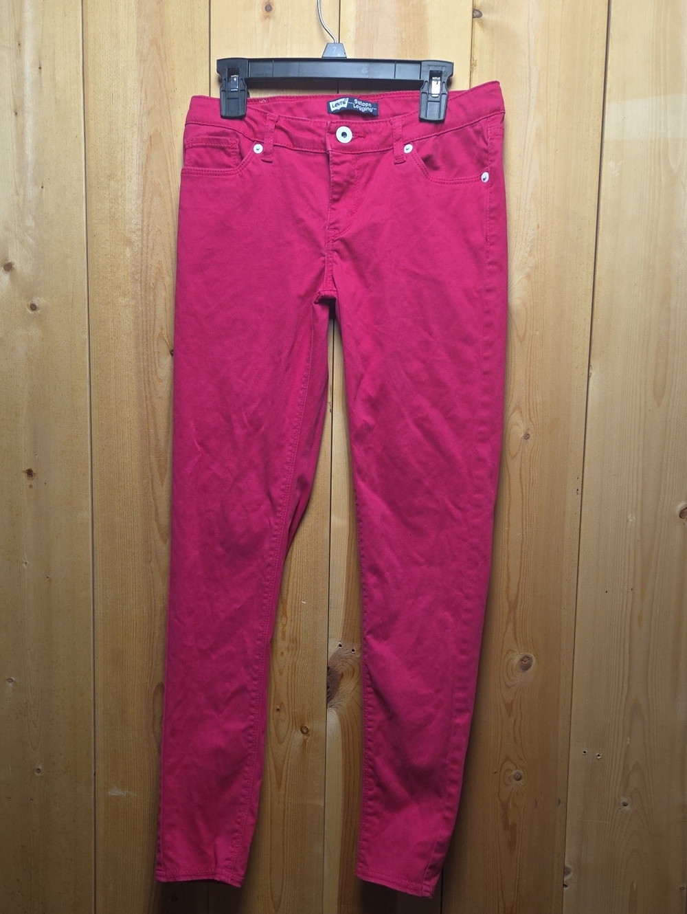 Levi's Hot Pink Sateen Legging